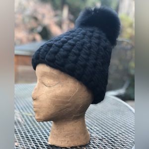 Mischa Lampert Merino Wool Pom Beanie